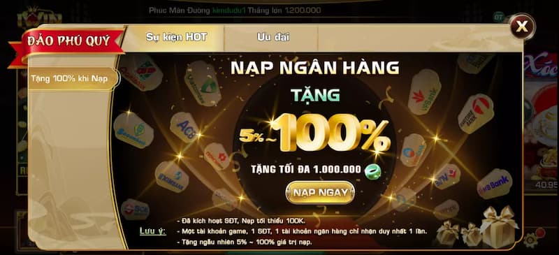 Những lưu ý khi nạp tiền Iwin