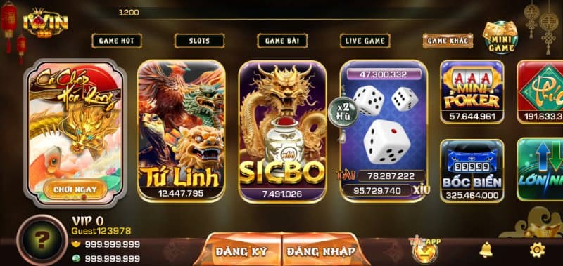 Những ưu điểm khi Đăng ký Iwin